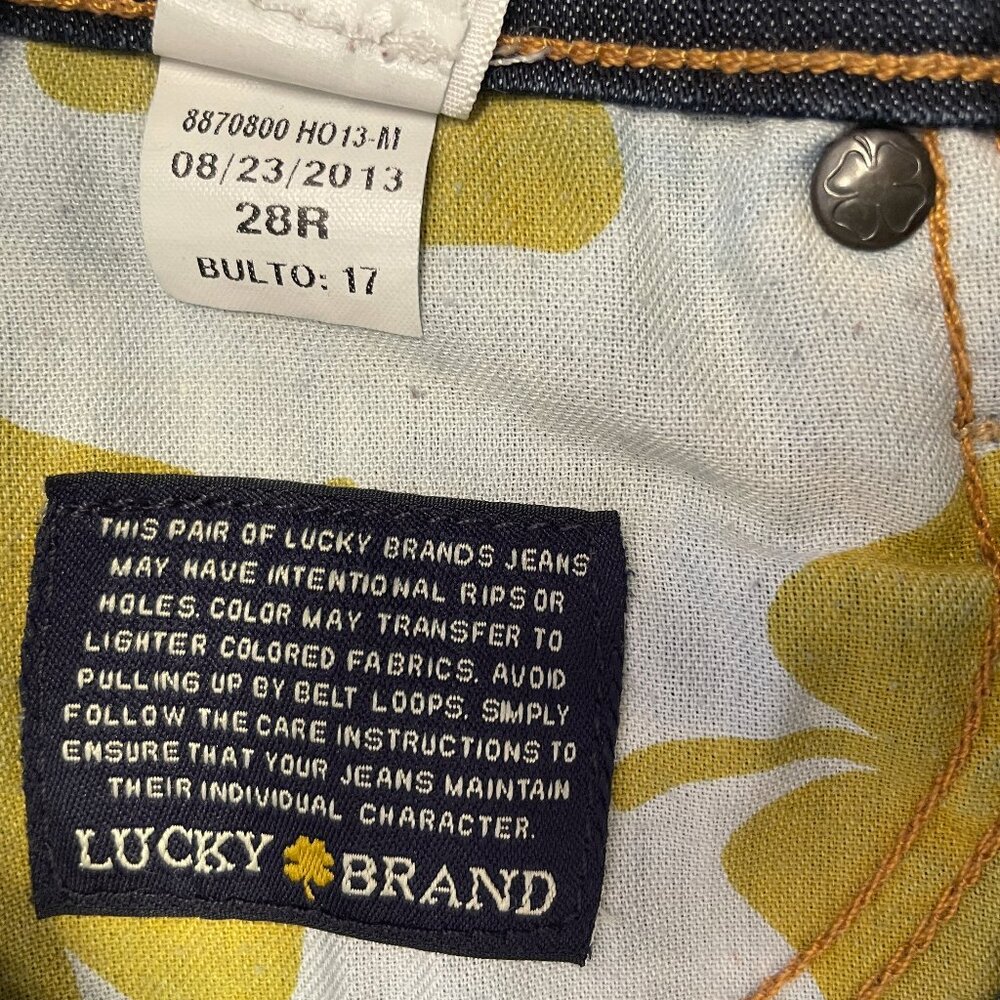 Lucky Brand Sofia Skinny Jeans Womens Size 6/28 Blue Dark Wash Stretch EUC - Picture 5 of 13